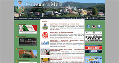 Desktop Screenshot of comune.mele.ge.it